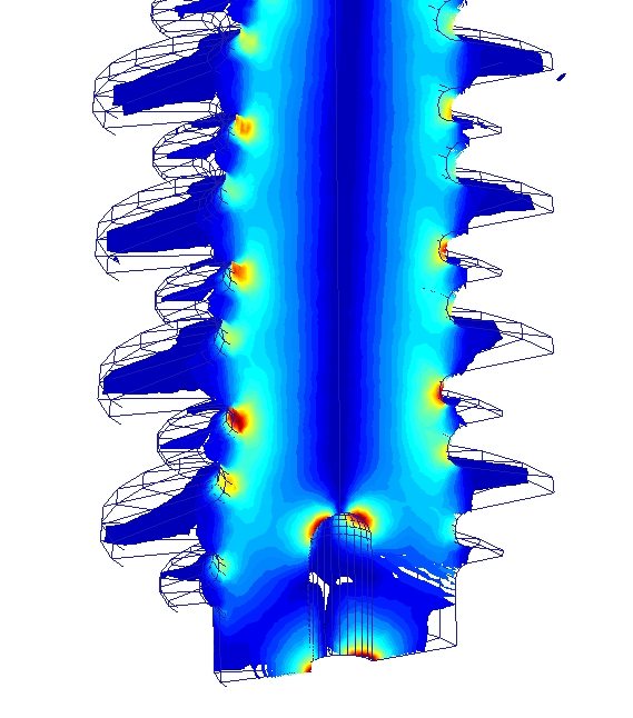 3D elektromagnetická simulace indukčního ohřevu