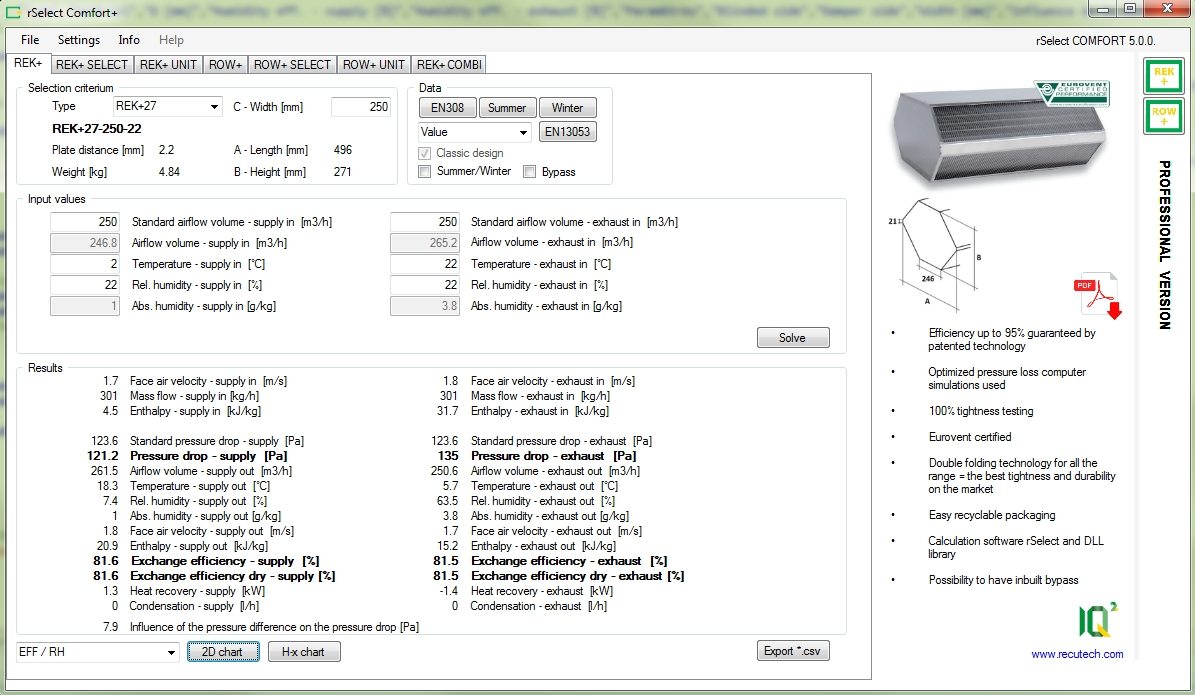 rSelect — software pro vzduchotechniku